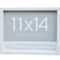 2 Pack Fundamentals 11" x 14" White Shadow Boxes by Studio Décor®